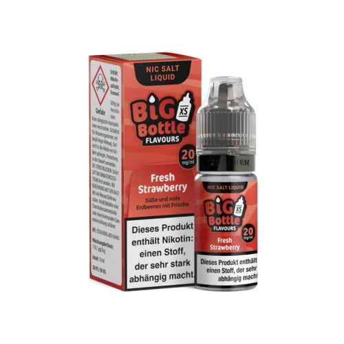Big Bottle Nikotinsalz Liquid Fresh Strawberry 20 mg/ml