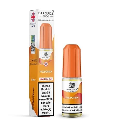 Bar Juice 5000 NicSalt Liquid 10 ml FizzoMix 10 MG