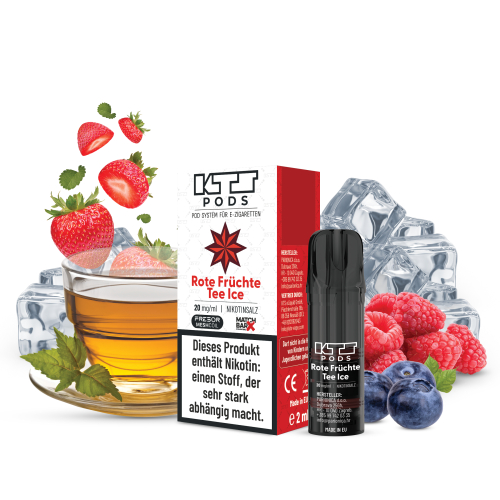 KTS Pods - Prefilled Pod Rote Früchte Tee Ice