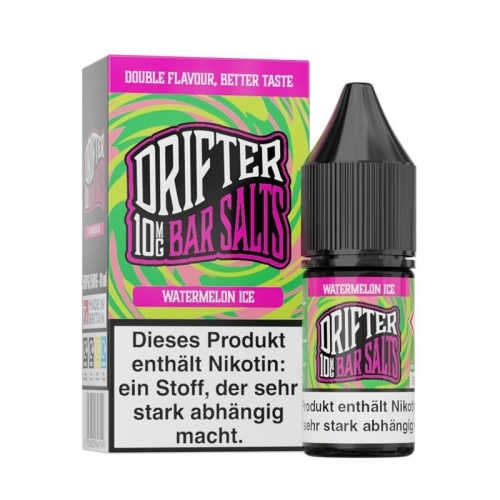 Drifter Bar Salts Nikotinsalzliquid Watermelon Ice 10 mg/ml