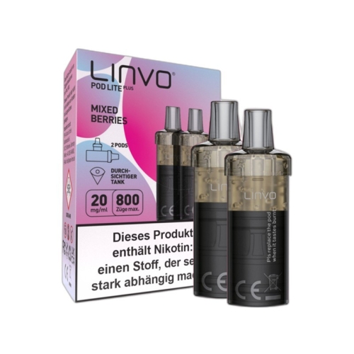 Linvo - Pod Lite Plus Prefilled Pods (2 Stück pro Packung) Mixed Berries