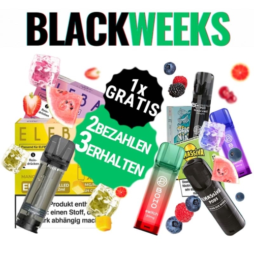 3 für 2 Pods Bundle - Black Weeks