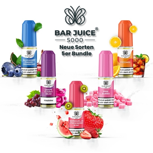 Bar Juice Neue Sorten 5er Bundle