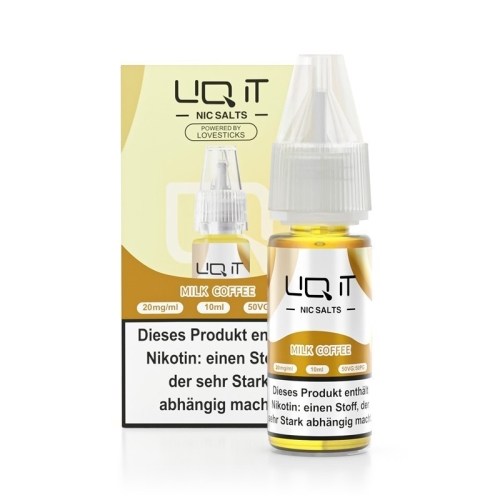 Lovesticks - Liq it NicSalt Liquids Milk Coffee 12 mg/ml