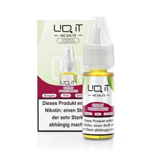 Lovesticks - Liq it NicSalt Liquids Cherry Pomegranate 12 mg/ml