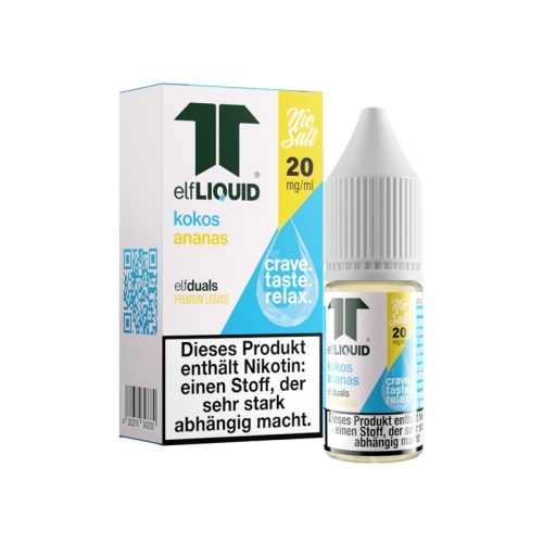 elf-LIQUID Dual Nikotinsalzliquid Kokos & Ananas 20 mg/ml