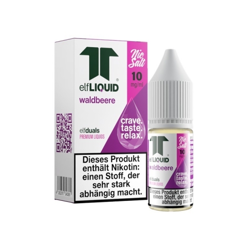 elf-LIQUID Dual Nikotinsalzliquid Waldbeere 10 mg/ml