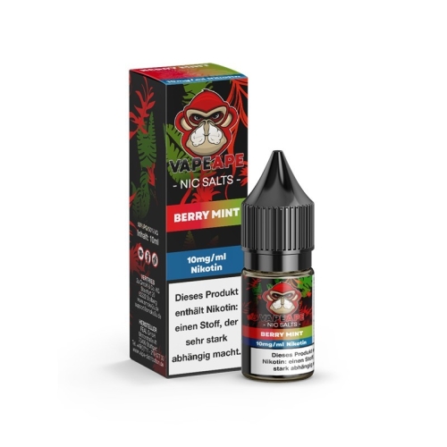 VapeApe Nikotinsalzliquid 10 ml Berry Mint 10 mg/ml