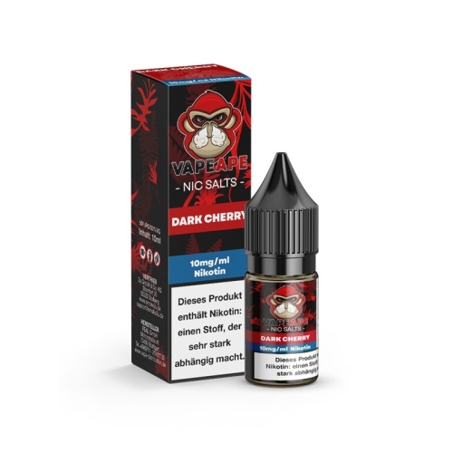 VapeApe Nikotinsalzliquid 10 ml Dark Cherry 10 mg/ml