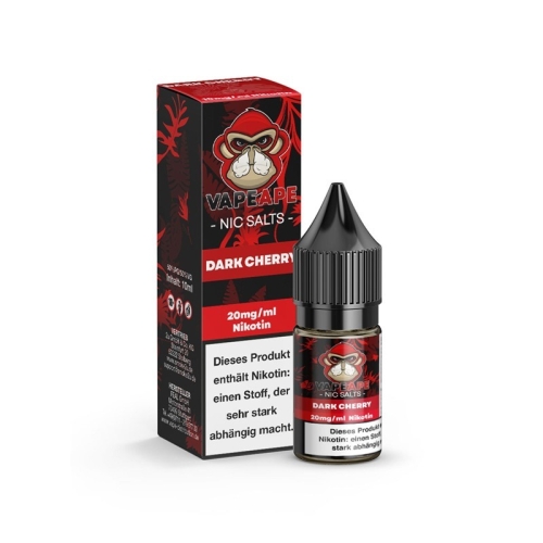 VapeApe Nikotinsalzliquid 10 ml Dark Cherry 20 mg/ml