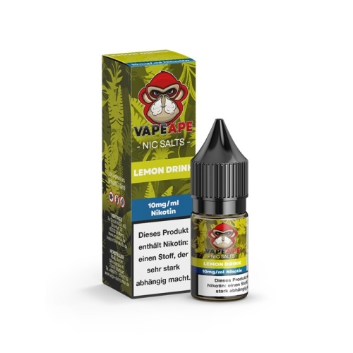 VapeApe Nikotinsalzliquid 10 ml Lemon Drink 10 mg/ml