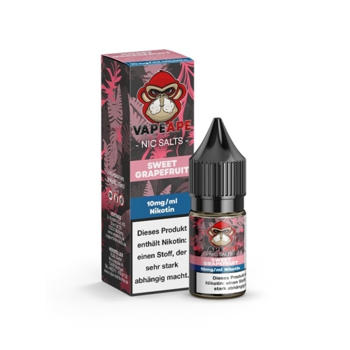 VapeApe Nikotinsalzliquid 10 ml Sweet Grapefruit 10 mg/ml