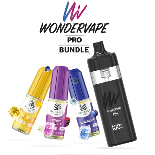 Big Puff Bundle - Wondervape Pro + gratis Bar Juice Liquid