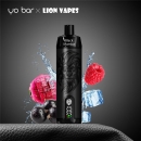 Yo Bar X Lion Vapes Einweg E-Zigarette Hookah Pro 10000 Z&uuml;ge Black Mamba
