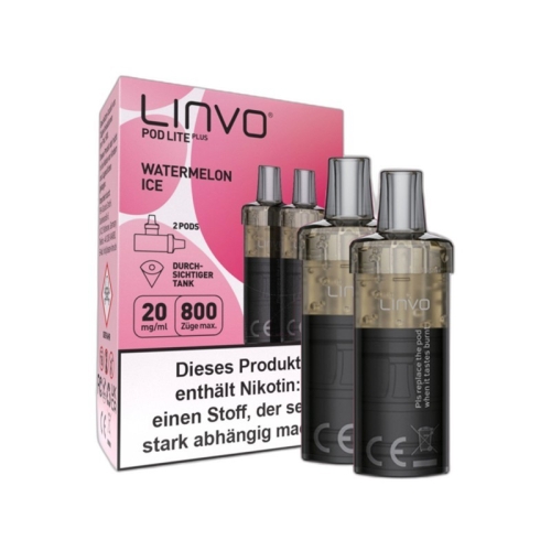 Linvo - Pod Lite Plus Prefilled Pods (2 Stück pro Packung) Watermelon Ice