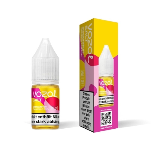 Vozol Nikotinsalz Liquid - 10ml Dragonfruit Banana Cherry 20 mg/ml