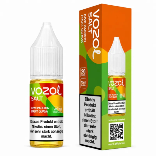 Vozol Nikotinsalz Liquid - 10ml Kiwi Passionfruit Guava 20 mg/ml