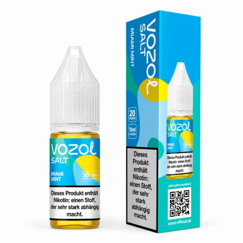 Vozol Nikotinsalz Liquid - 10ml Miami Mint 20 mg/ml