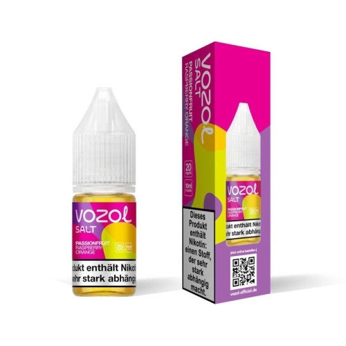 Vozol Nikotinsalzliquid 10 ml Passionfruit Raspberry Orange