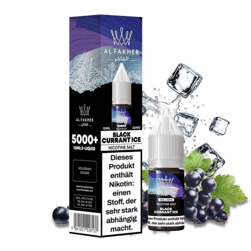 Al Fakher Nikotinsalz Liquid Black Currant Ice