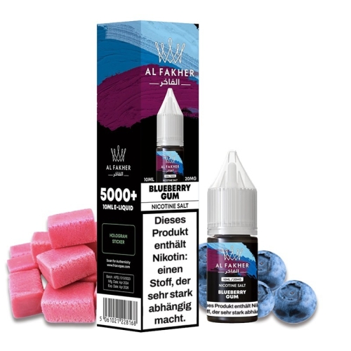 Al Fakher Nikotinsalz Liquid Blueberry Gum