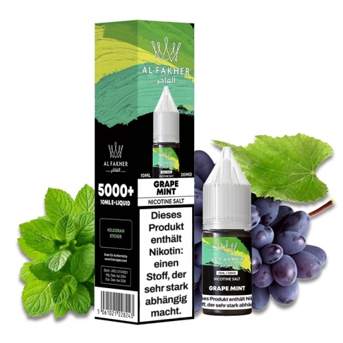 Al Fakher Nikotinsalz Liquid Grape Mint