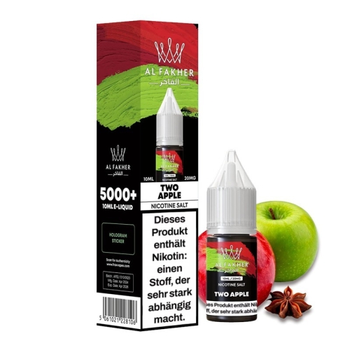 Al Fakher Nikotinsalz Liquid Two Apple
