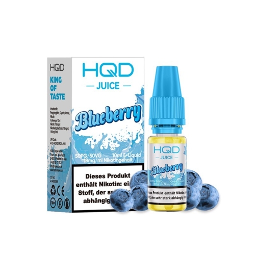 HQD Juice Nikotinsalz Liquid Blueberry 18 mg/ml
