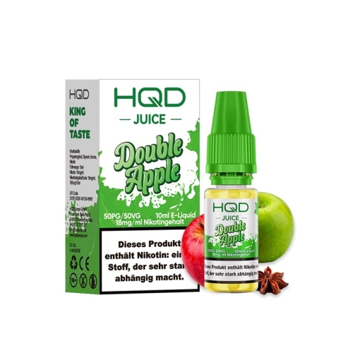 HQD Juice Nikotinsalz Liquid Double Apple 18 mg/ml
