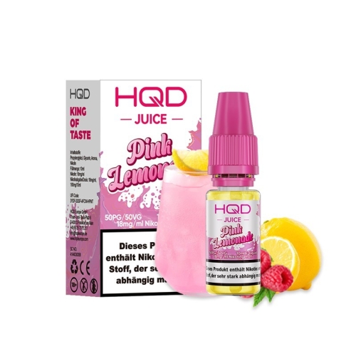 HQD Juice Nikotinsalz Liquid Pink Lemonade 18 mg/ml