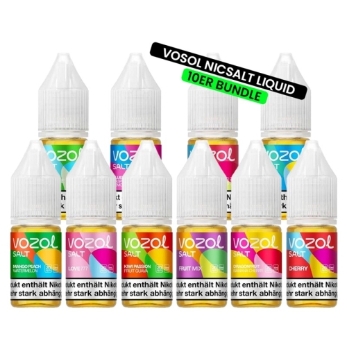 Vozol Nikotinsalz Liquid 10er Bundle