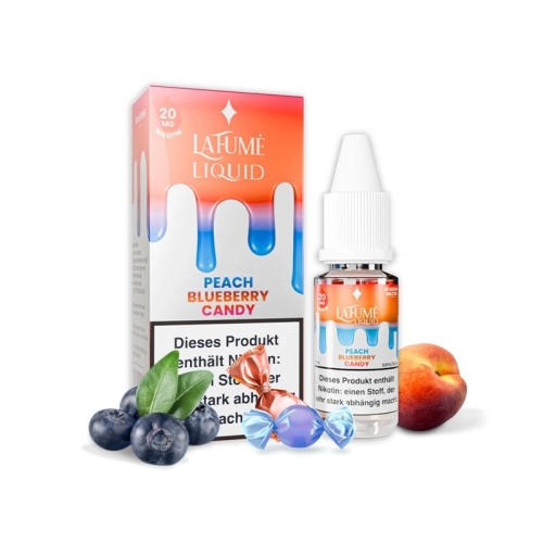 La Fume Nikotinsalz Liquid Peach Blueberry Candy