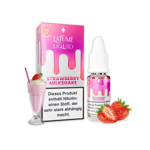 La Fume Nikotinsalz Liquid Strawberry Milkshake
