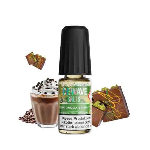 Icewave Nikotinsalz Liquid 10 ml Dubay Chocolate Coffee 10 mg/ml