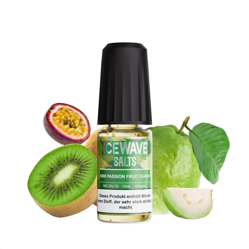 Icewave Nikotinsalz Liquid 10 ml Kiwi Passionfruit Guava 10 mg/ml