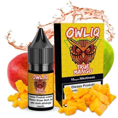 Owliq Nikotinsalz Liquid 10 ml True Mango 20 mg/ml