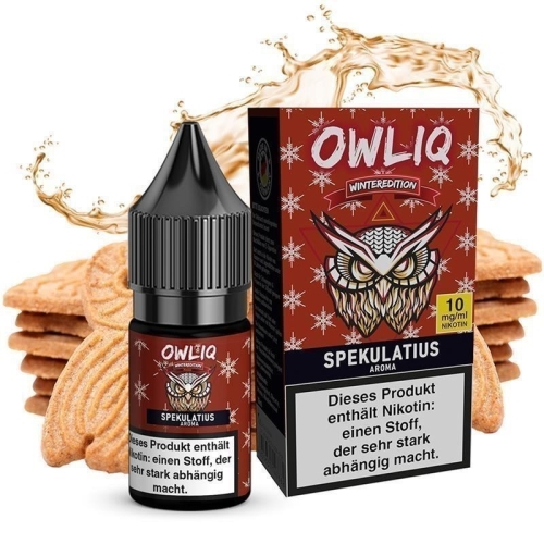 Owliq Nikotinsalz Liquid 10 ml XMAS Edition - Spekulatius 10 mg/ml