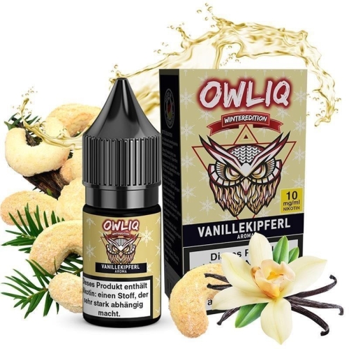 Owliq Nikotinsalz Liquid 10 ml XMAS Edition - Vanillekipferl 20 mg/ml