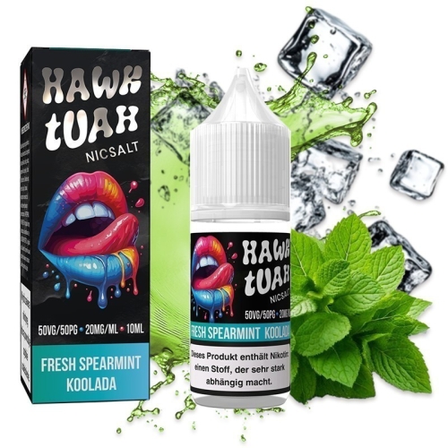 Hawk Tuah Nikotinsalz Liquid Fresh Spearmint Koolada