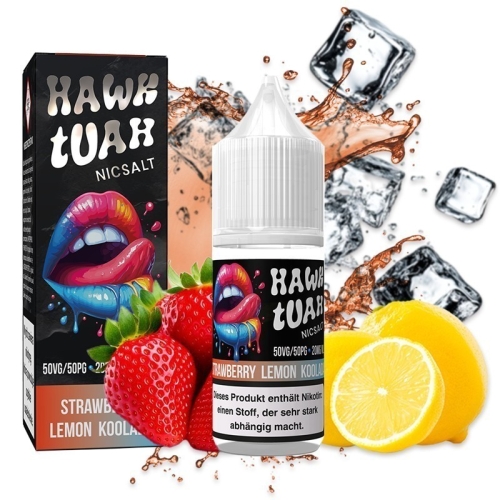 Hawk Tuah Nikotinsalz Liquid Strawberry Lemon Koolada