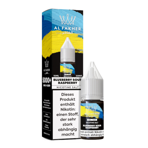 Al Fakher Nikotinsalz Liquid Blueberry Sour Raspberry