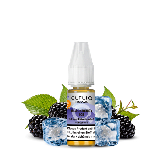 Elfliq - NicSalt Liquid Blackberry Ice NEW  10 mg/ml