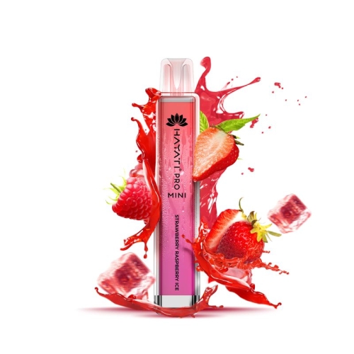 Hayati Pro Mini 800 Einwegvape Strawberry Raspberry Ice