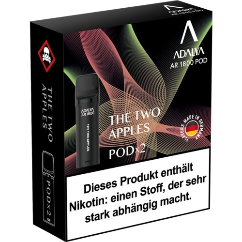 Adalya Alpha Prefilled Pods THE TWO APPLES