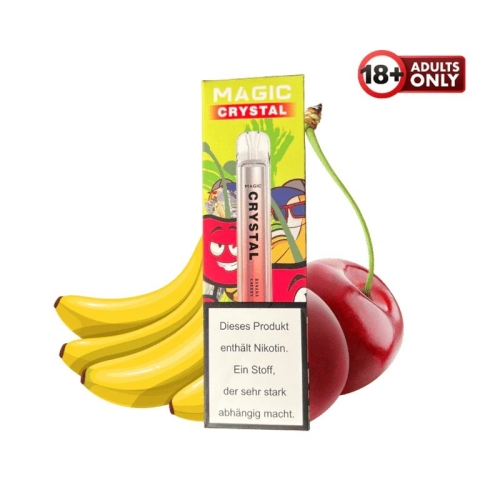 Magic Puff Crystal Einwegvape Banana Cherry