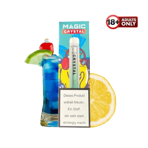 Magic Puff Crystal Einwegvape Blue Razz Lemon