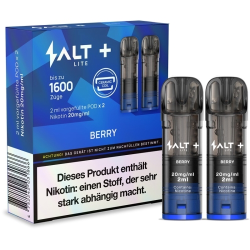 Salt Plus Lite Pods 20 mg/ml 2er Pack Berry