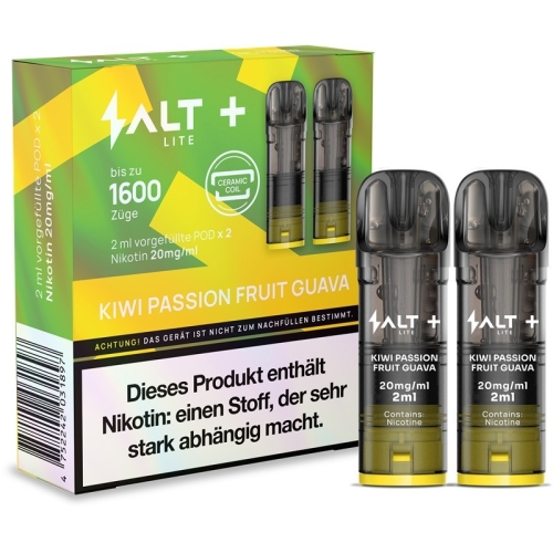Salt Plus Lite Pods 20 mg/ml 2er Pack Kiwi Passion Fruit Guava