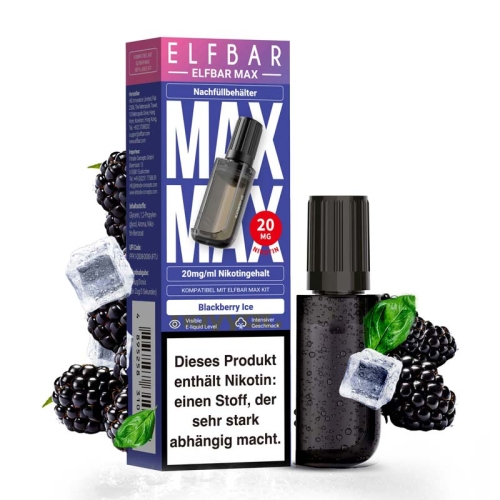 ElfBar Max - Pods 20 mg/ml Blackberry Ice