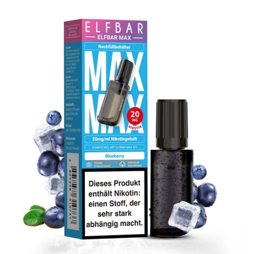 ElfBar Max - Pods 20 mg/ml Blueberry